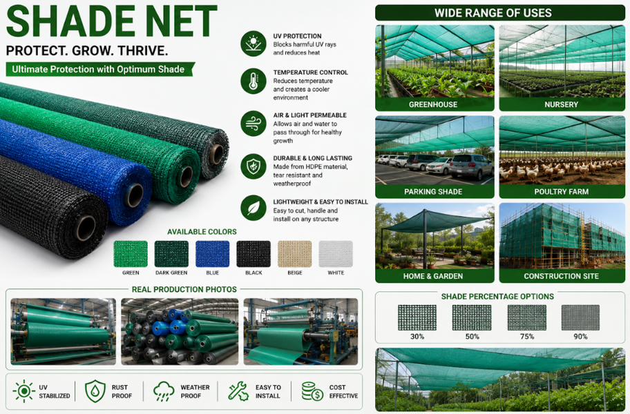 Shelter Shade Net Agricultural